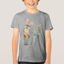 パイロットのヘルメットの可愛いバンニー