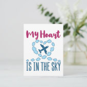 パイロットの妻 私の心は空に ポストカード (スタンド正面)