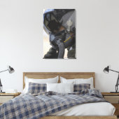 パイロットは彼のA-10 Thunderbolt IIに座る キャンバスプリント (インサイチュ (寝室))