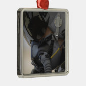 パイロットは彼のA-10 Thunderbolt IIに座る メタルオーナメント (右)