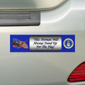 パイロットは神の~ * ~の旗の~のKneelを意味します バンパーステッカー (車上)