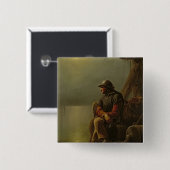 パイロットは腕時計1851年を保ちます 缶バッジ (正面&裏面)