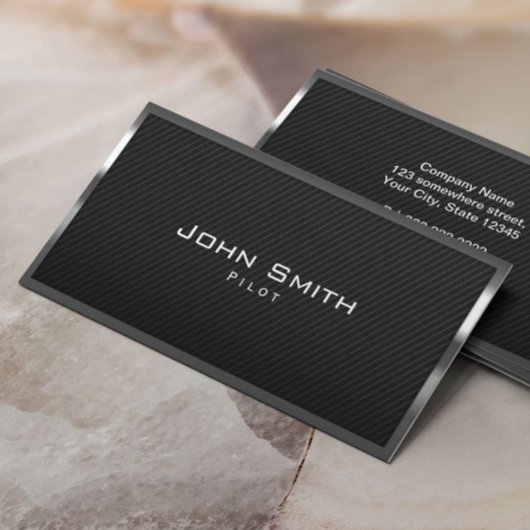 パイロットアビエーター炭素繊モダン維金属フレーム 名刺