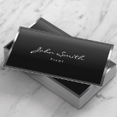 パイロットアビモダンエーター金縁ど属プロフェッショナル 名刺