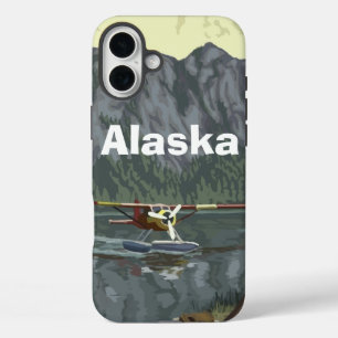 パイロットアラスカ飛行機 iPhone 16 PLUSケース