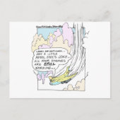 パイロットエイプリルフールおもしろいマンガギフト&ティー ポストカード (正面)