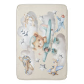 パイロットカスタムテディベア バスマット (正面縦)