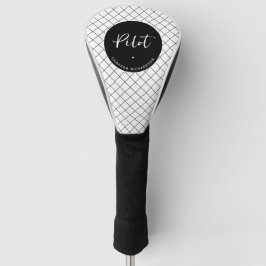 パイロットカスタム航空学校の卒業エレガント ゴルフヘッドカバー