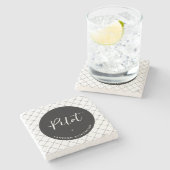 パイロットカスタム航空学校の卒業エレガント ストーンコースター (横)