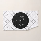 パイロットカスタム航空学校の卒業エレガント ハンドタオル (ハンドタオル)