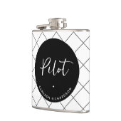 パイロットカスタム航空学校の卒業エレガント フラスク (左)