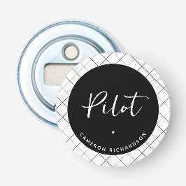 パイロットカスタム航空学校の卒業エレガント 栓抜き