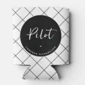 パイロットカスタム航空学校の卒業エレガント 缶クーラー (裏面)