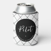 パイロットカスタム航空学校の卒業エレガント 缶クーラー (缶裏面)