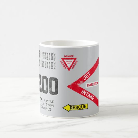 パイロットギフトアイディア:ファイタージェット コーヒーマグカップ (中央)