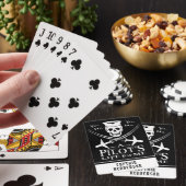 パイロットスカルおもしろい飛行機海賊ユーモア|カスタム件 トランプ (インサイチュ)