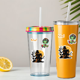 パイロットゾンビ飛んでいるー飛行機ハウスファニーハロウィーン シール