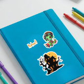 パイロットゾンビ飛んでいるー飛行機ハウスファニーハロウィーン シール