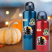 パイロットゾンビ飛んでいるー飛行機ハウスファニーハロウィーン シール