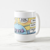 パイロットチェックリスト漫画コーヒーマグ コーヒーマグカップ (正面右)