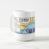 パイロットチェックリスト漫画コーヒーマグ コーヒーマグカップ (正面左)