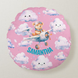 パイロットテディピロー ラウンドクッション