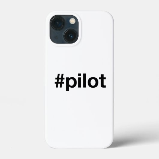 パイロットハッシュタグ Case-Mate iPhoneケース (裏面)