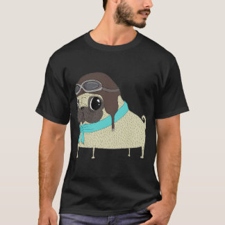 パイロットパグ Tシャツ