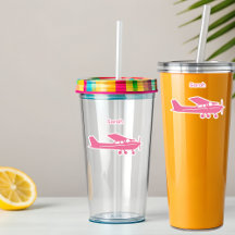 パイロットピンクセスナ名前をカスタムする ガーリー