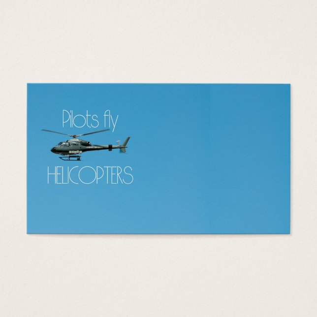 パイロットフライヘリコプター (正面)