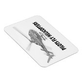 パイロットフライヘリコプター マグネット (右側)