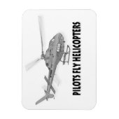 パイロットフライヘリコプター マグネット (縦)