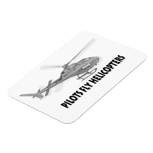 パイロットフライヘリコプター マグネット (左側)