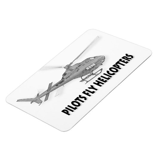 パイロットフライヘリコプター マグネット (左側)