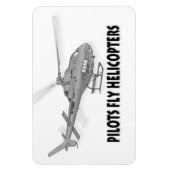 パイロットフライヘリコプター マグネット (縦)