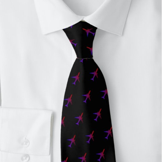 パイロットブルーネイビー機首タイ ネクタイ