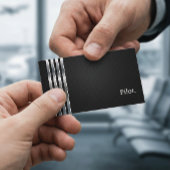 パイロットプロフェッショナルブラックシルバー 名刺