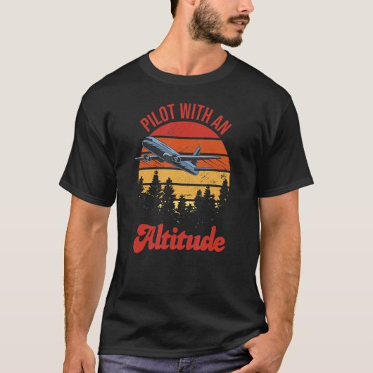 パイロットプン航空飛行機飛行機 Tシャツ (正面)