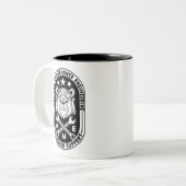 パイロットベアマグカップ – 両面 ツートーンマグカップ (正面左)