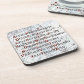 パイロットホームギフト航空アルファベットマップコースター コースター (左側)