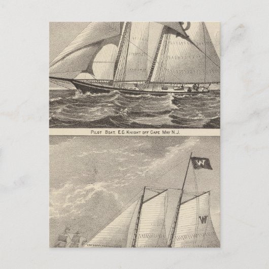 パイロットボートEGナイト&ウィルダン ポストカード (正面)