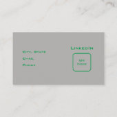 パイロットマイクロ履歴書 名刺 (裏面)