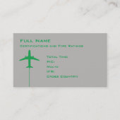 パイロットマイクロ履歴書 名刺 (正面)