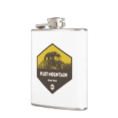 パイロットマウンテン州パークノースカロライナ フラスク (左)