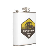 パイロットマウンテン州パークノースカロライナ フラスク (右)