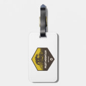 パイロットマウンテン州パークノースカロライナ ラゲッジタグ (裏面縦)