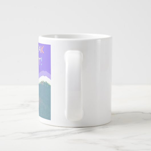 パイロットマウンテンNCスーベニアマグ ジャンボコーヒーマグカップ (裏面)