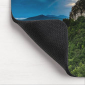 パイロットマウンテンNC州パーク | after storm rainbow マウスパッド (コーナー)