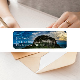 パイロットマウンテンNC州パーク | after storm rainbow ラベル