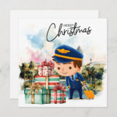 パイロットユニフォームクリスマスinオーランドフロリダ シーズンカード (正面/裏面)